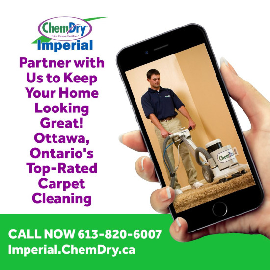 Expert Area Rug Cleaning Services Now in Ottawa, Ontario by Chem-Dry Imperial
