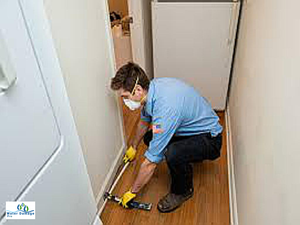 St cloud restoration tech on the job at duplex