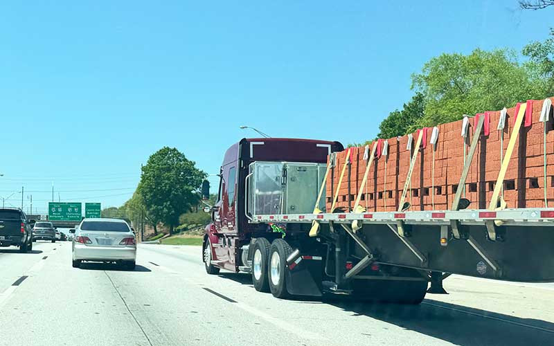 big trucks on Atlanta roads