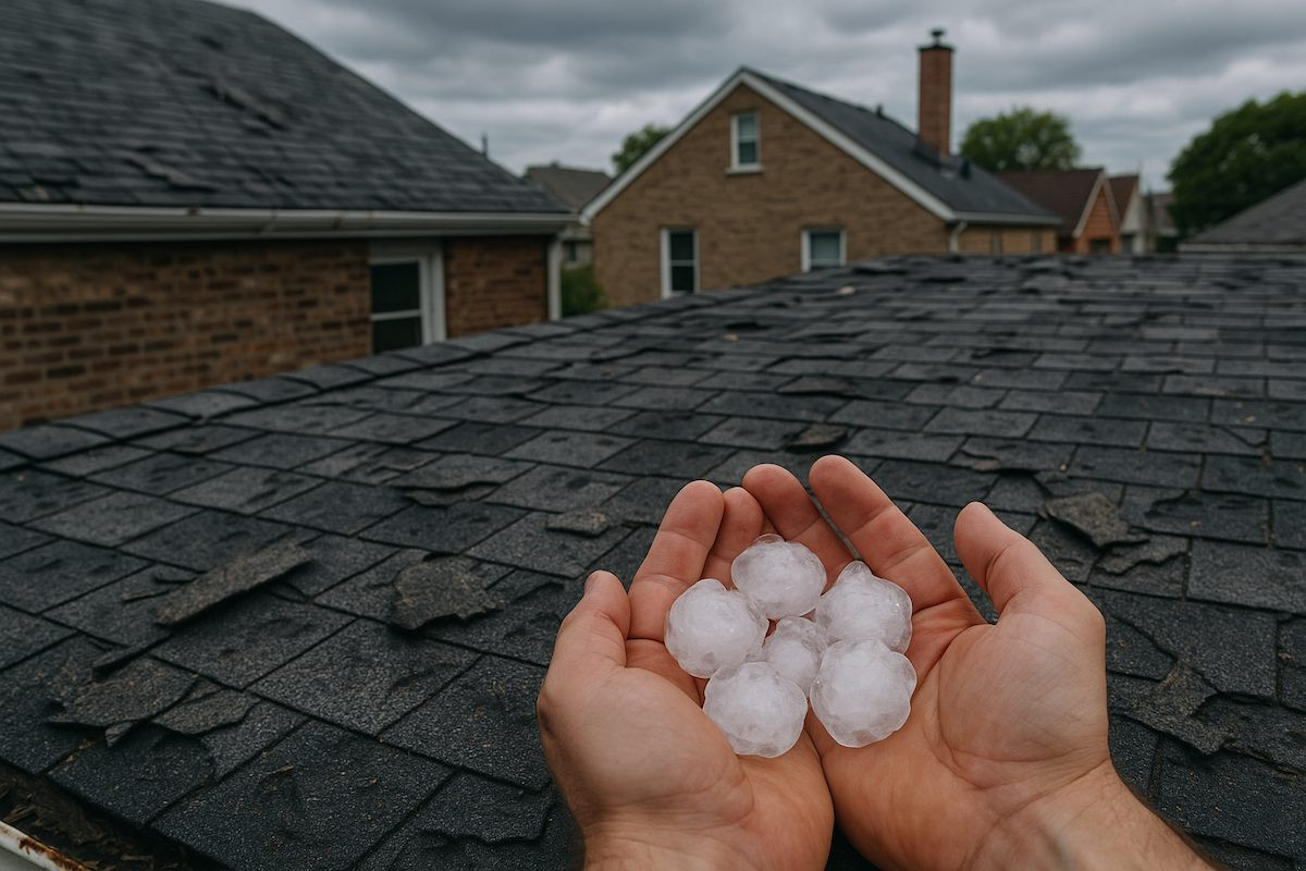 Roof Hail Damage in Colorado Springs