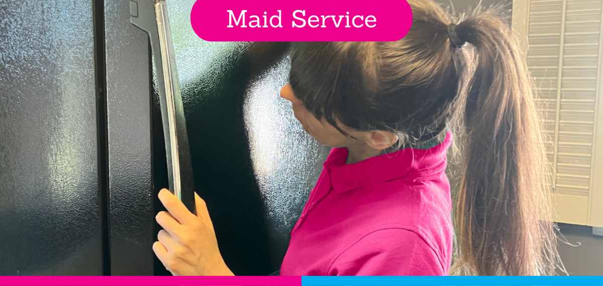 House cleaner, doing chores in a Silver Spring home