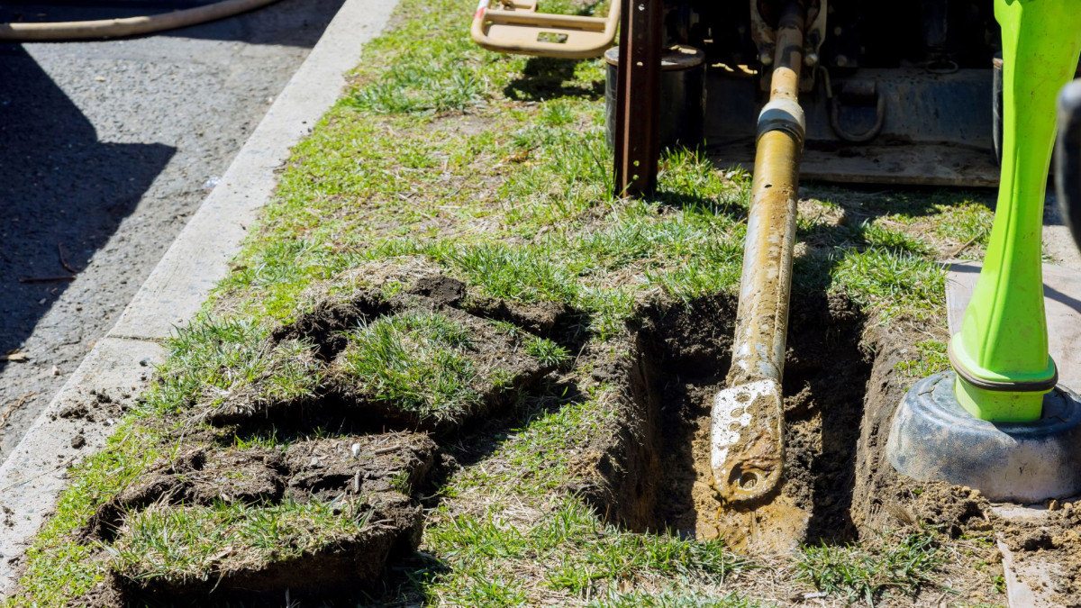 sewer line trench repair