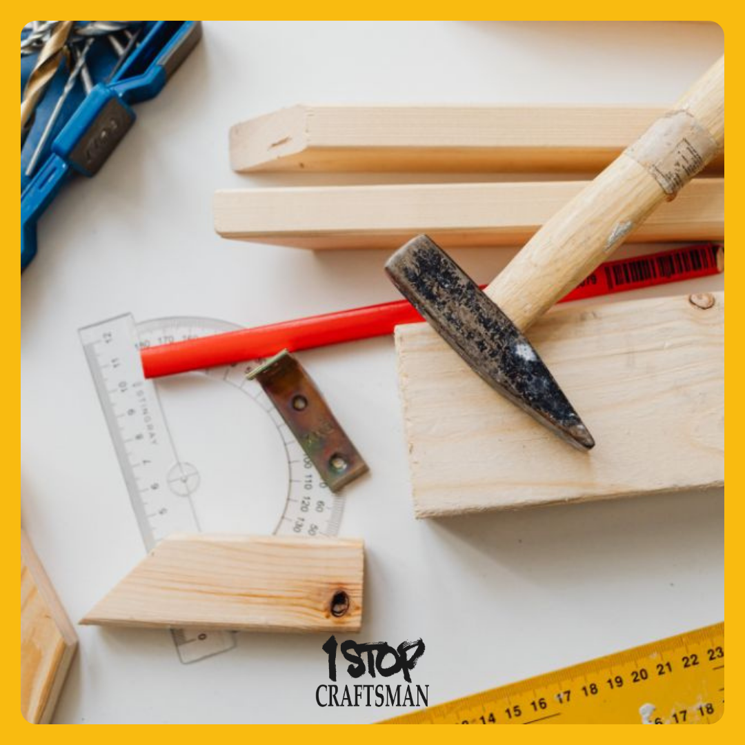 handyman tools laid on a table