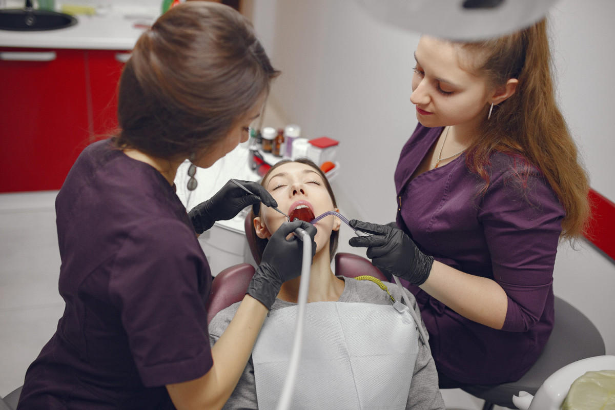 child under sedation at the dentist