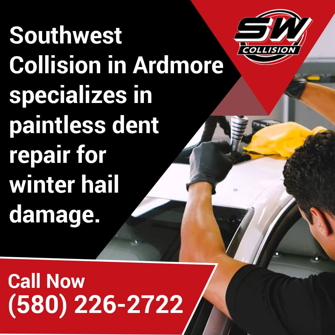 paintless dent repair for winter hail damage