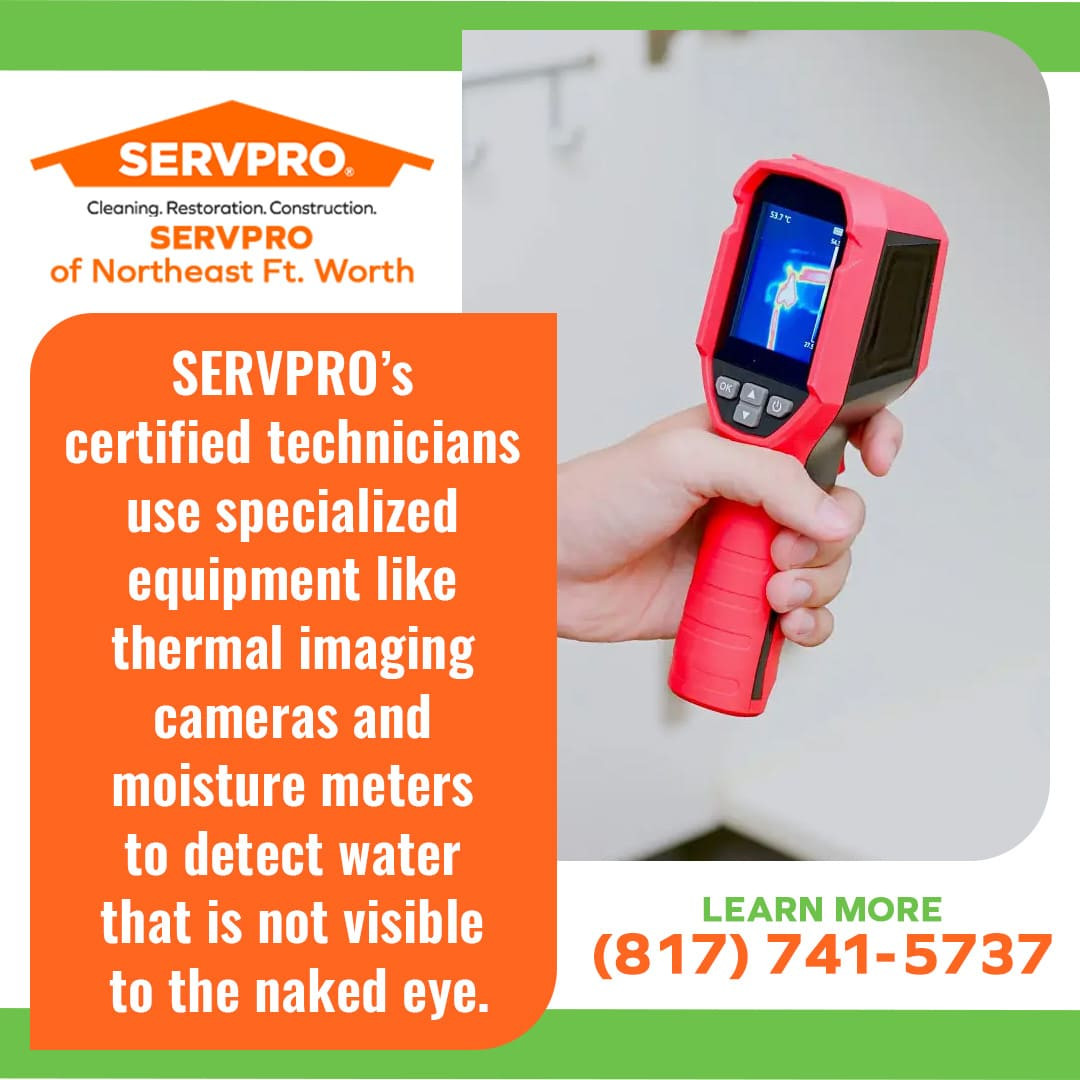 certified technicians use specialized equipment like thermal imaging cameras