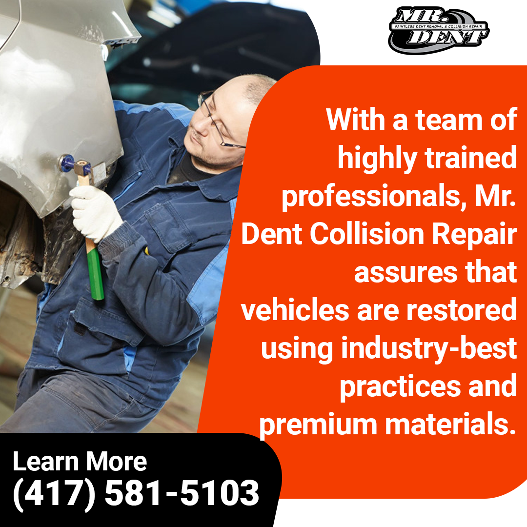 Mr Dent Collision Repair highly trained professionals