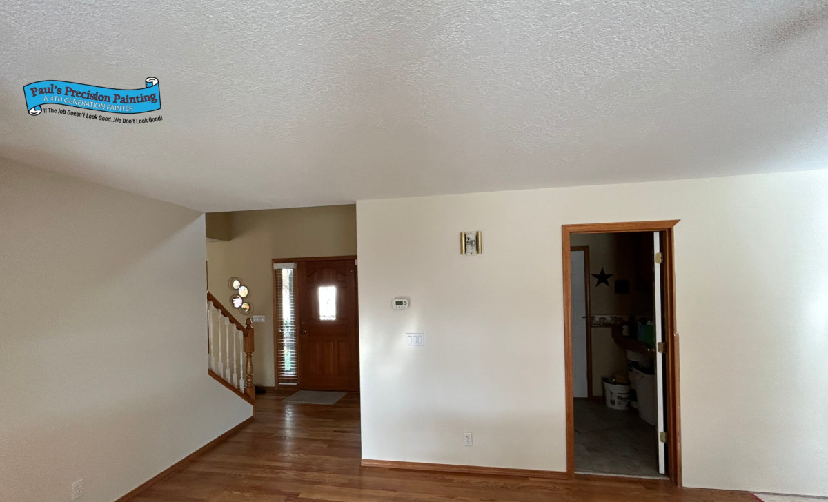 Freshly painted interior of house ready for home sale