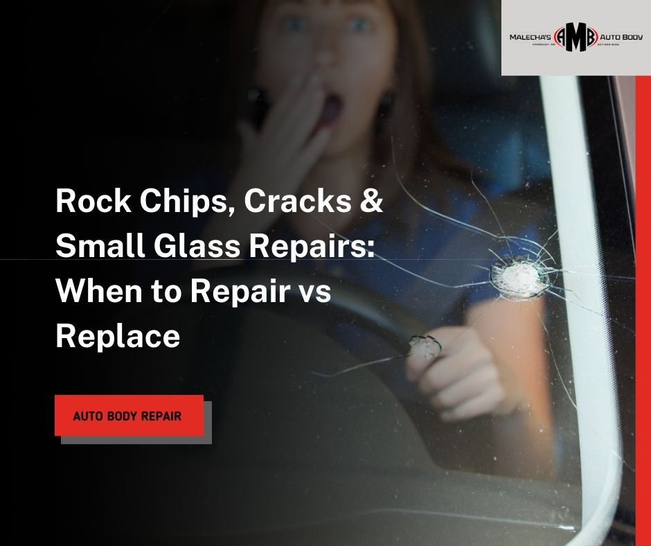 Malecha’s Auto Body Helps Drivers Decide When to Repair or Replace Auto Glass