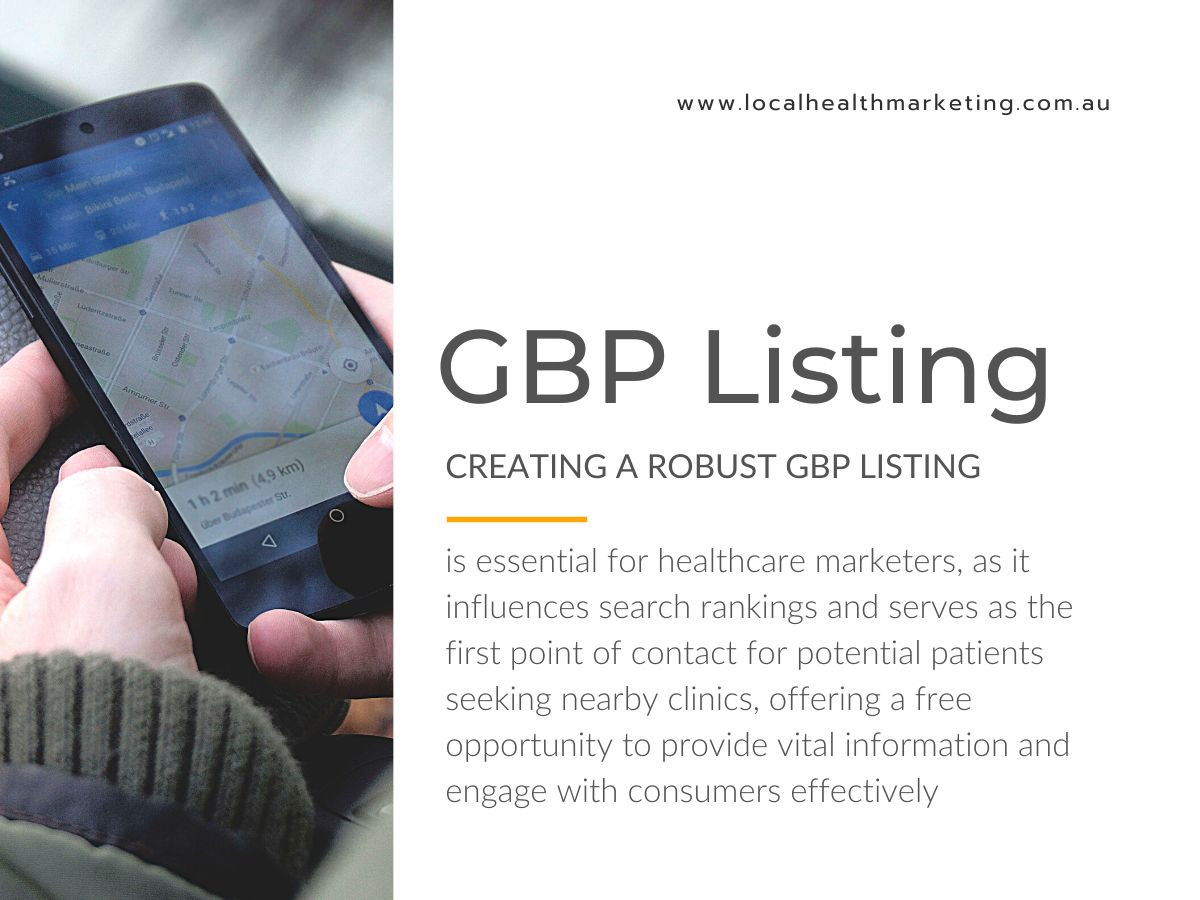 Healthcare Marketing | Google My Places Optimisation for Clinics