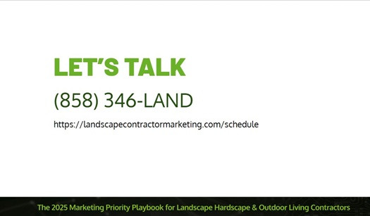 New 2025 Priority Marketing Guide From L&HCM for Outdoor Living Contractors