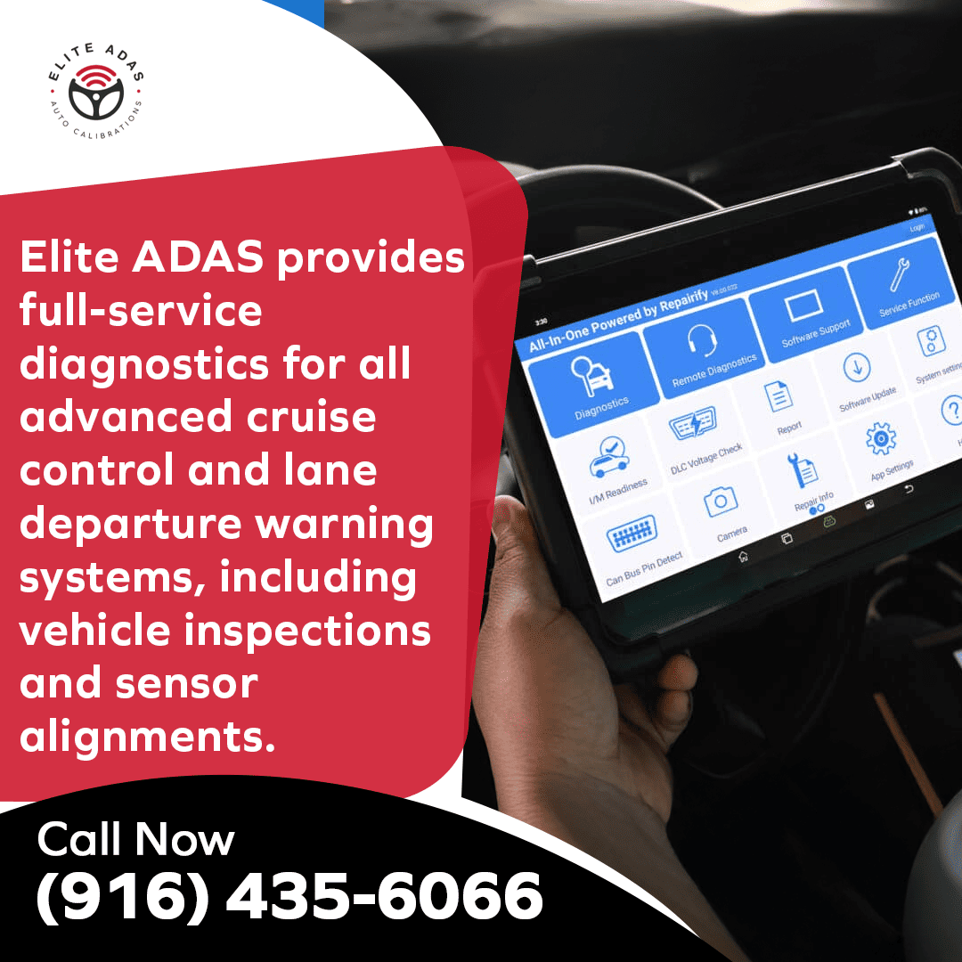 Elite ADAS provides full-service diagnostics for advance cruise control