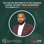 You can get down payment from the Government of Canada