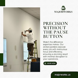 Commercial Exterior Painter Towson MD | MajorWorks, LLC Services