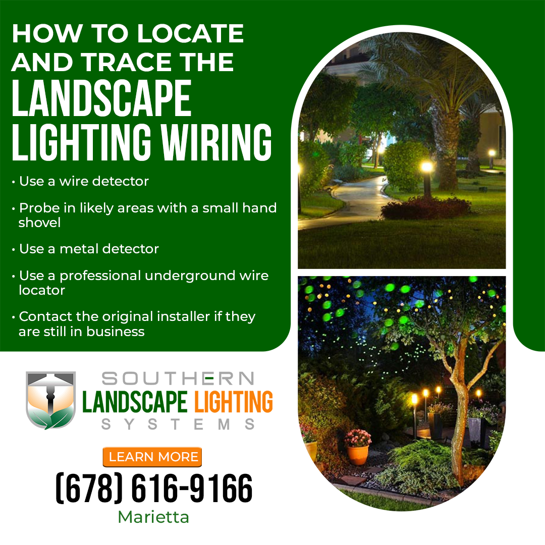 How to Locate Buried Landscape Lighting Wiring