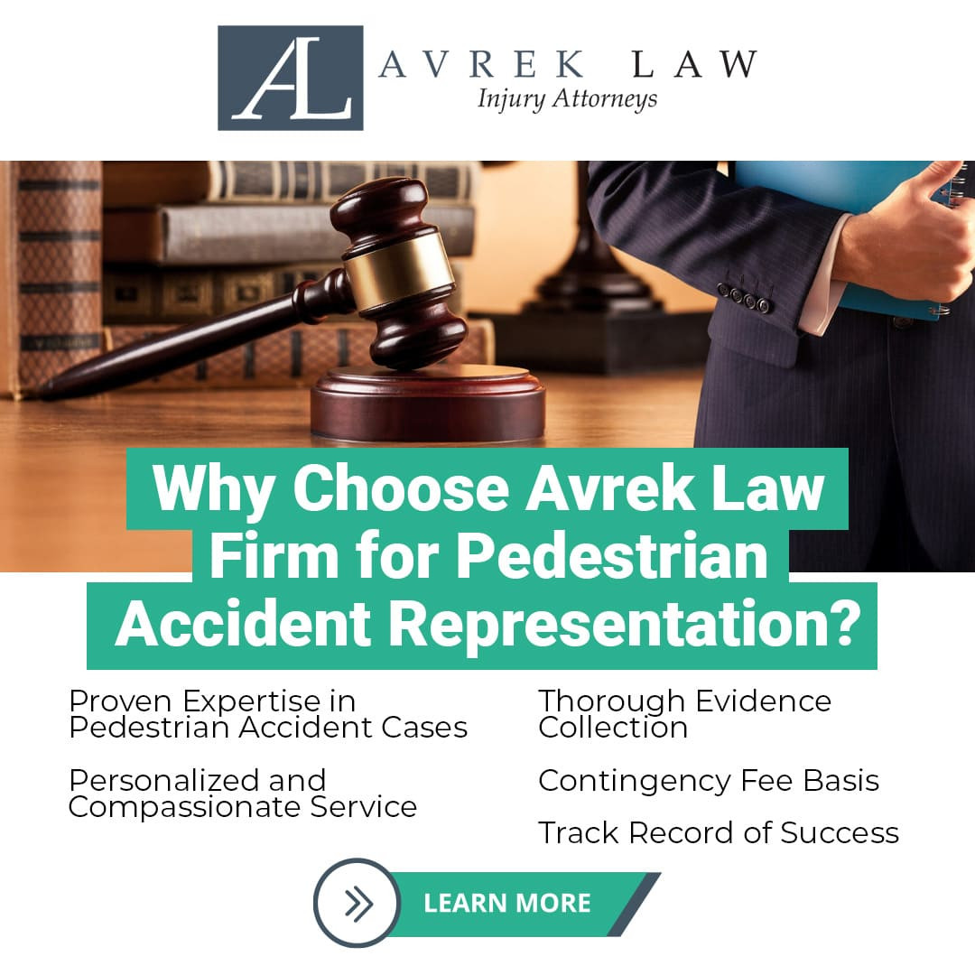 Why choose Avrek Law Firm for pedestrian accident representation