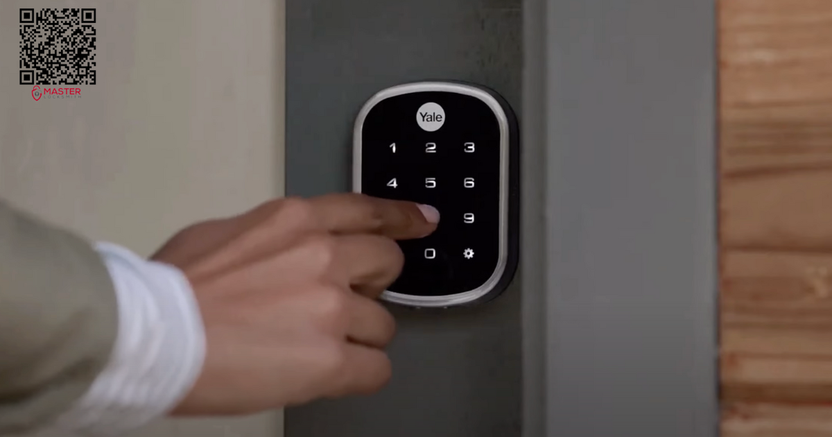 Commercial Locksmith installed this smart lock at an office building in Creve Coeur, Missouri. 