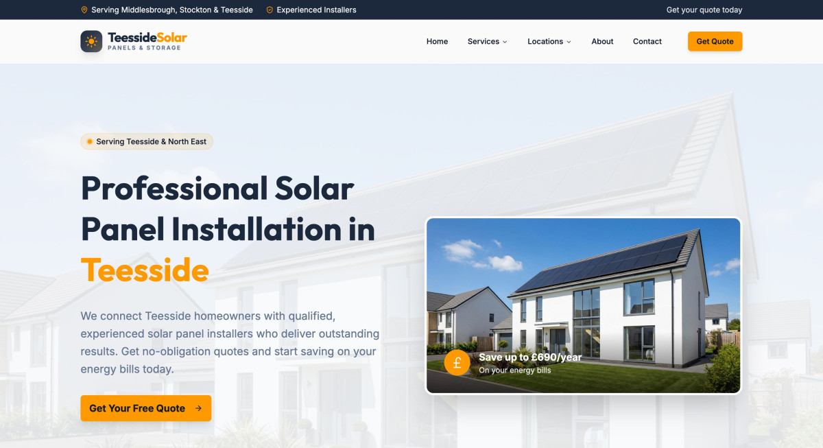 Teesside Trade Marketing Launches Three New Local Service Websites