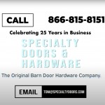 Specialty Doors - Celebrating 25 Years in Business