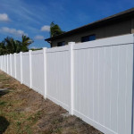 Cape Coral Florida Vinyl Fence Installation
