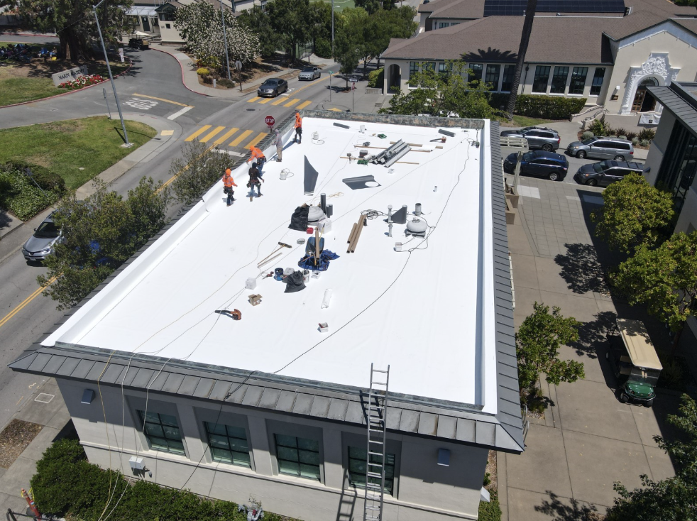 Commercial TPO roofing solutions in San Francisco