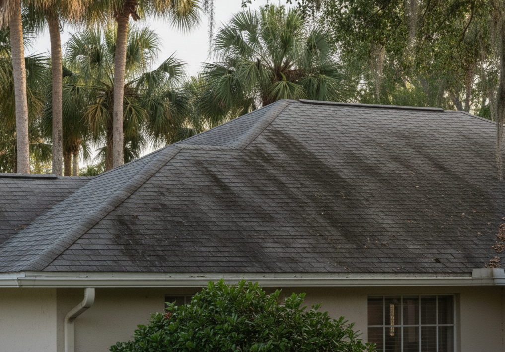 Sarasota Exterior Cleaning Experts Explain What Causes Black Roof Streaks