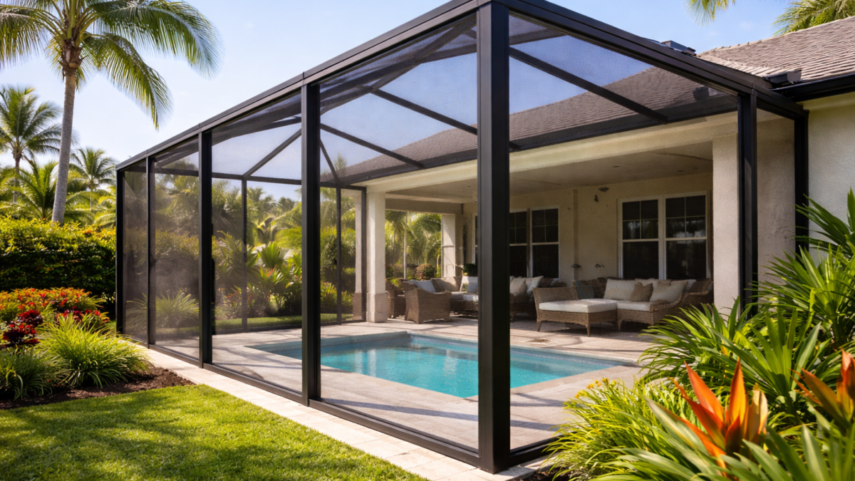 Screen Room Selection Gets Clearer for Florida Homeowners With Pyramid Aluminum
