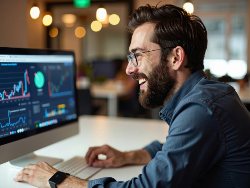 Leadership reviewing attribution dashboard showing lead sources, pipeline trends, and conversion performance.