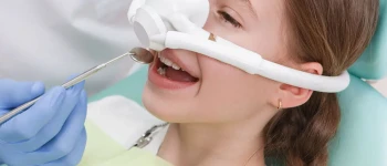 young girl undergoing dental sedation