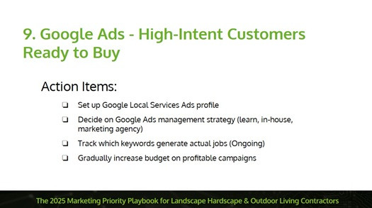 New 2025 Priority Marketing Guide From L&HCM for Outdoor Living Contractors