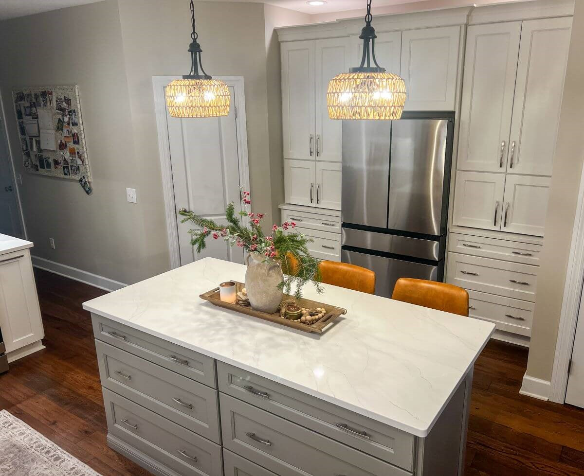 Quartz kitchen countertops installation services in Rochester