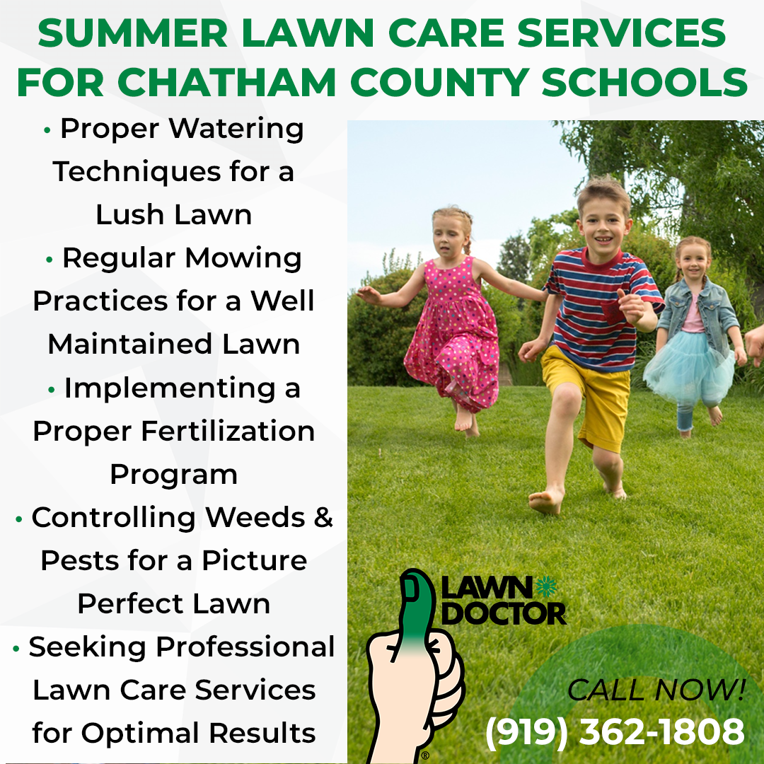 Lawn Doctor: Lawn Care Services for Chatham County Schools - MarketWatch