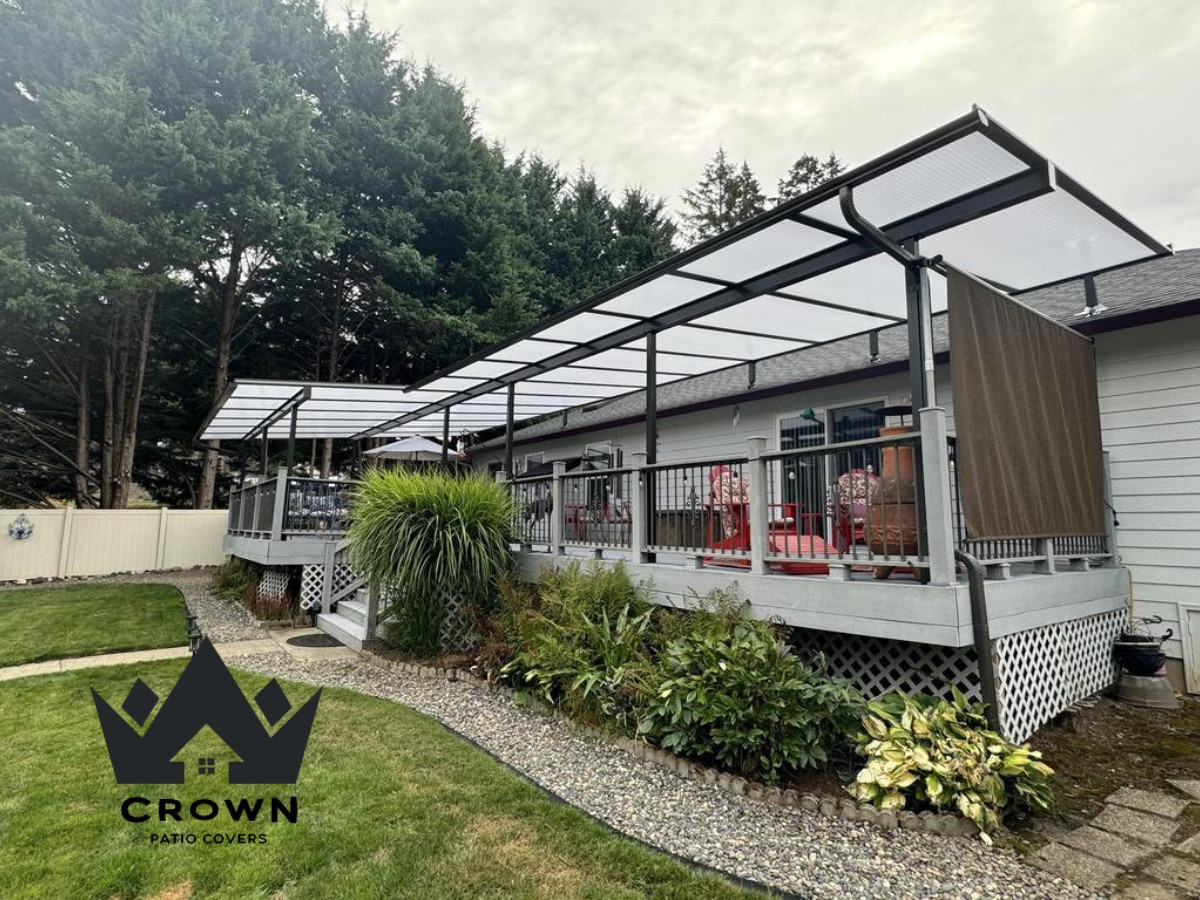 Patio Cover built in Portland Oregon by Crown Patio Covers 5-star rated by customer