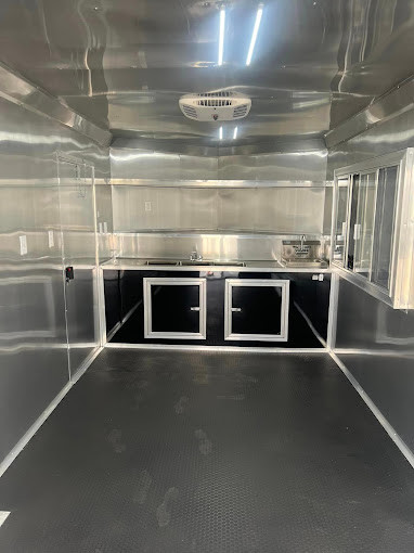 custom concession trailer interior
