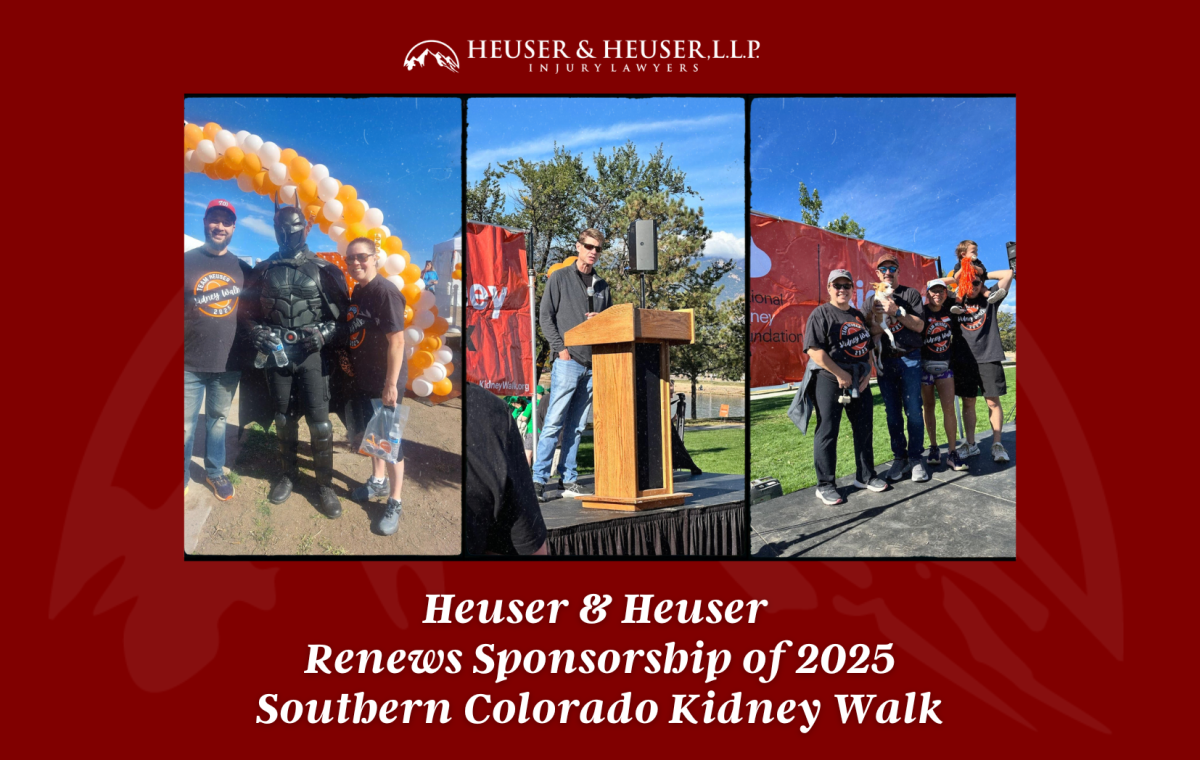 Heuser & Heuser Maintains Sponsorship of 2025 Southern Colorado Kidney Walk