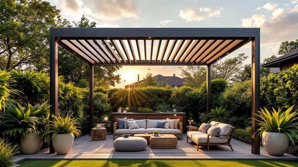 Louvered pergolas by Southwest Builders now enhance outdoor living in San Diego