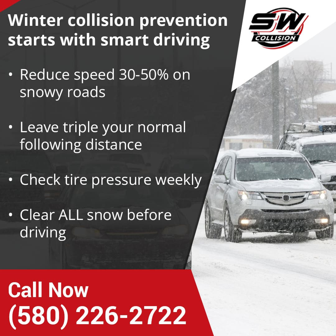 car on the road with snow