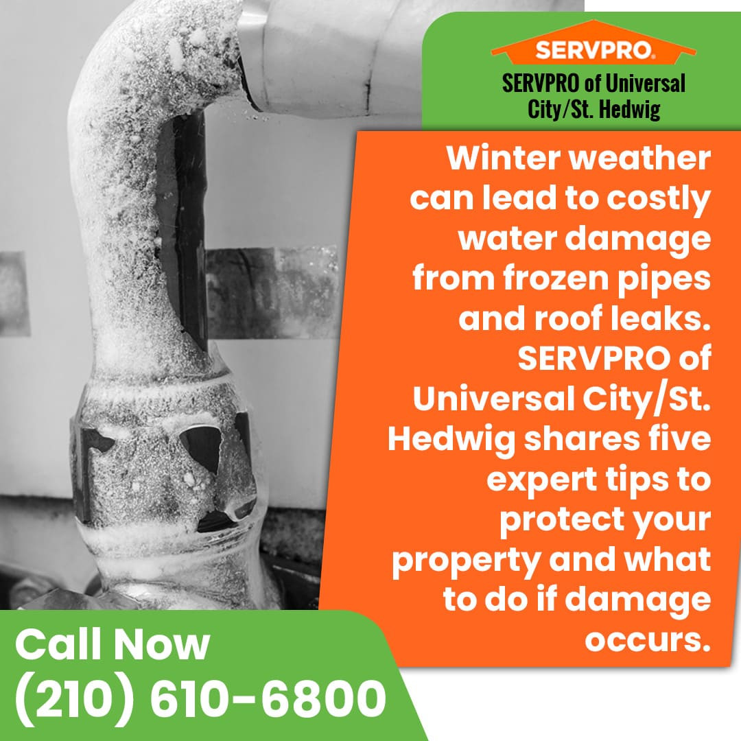 winter weather water damage