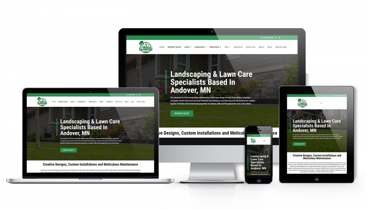 Landscaping and Tree Service Website Design & SEO