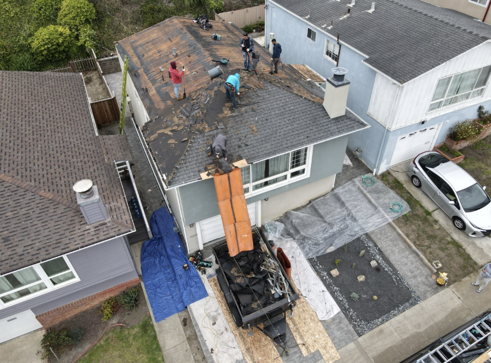residential roof repair contractors in Mill Valley