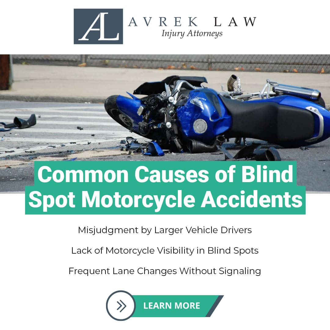 common causes of blind spot motorcycle accidents
