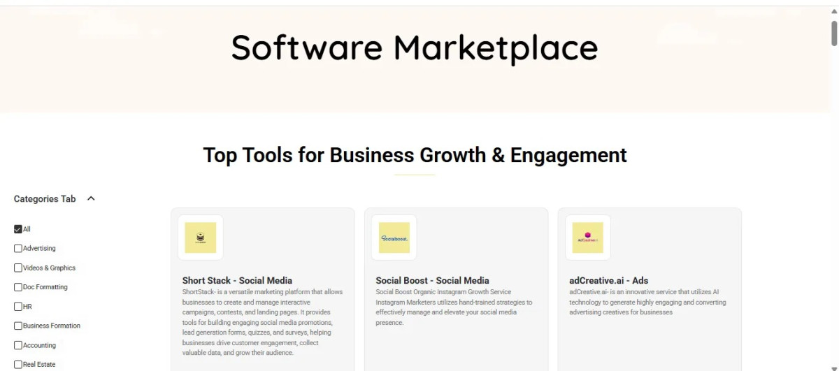 New Business Software Marketplace Launches for Local Businesses
