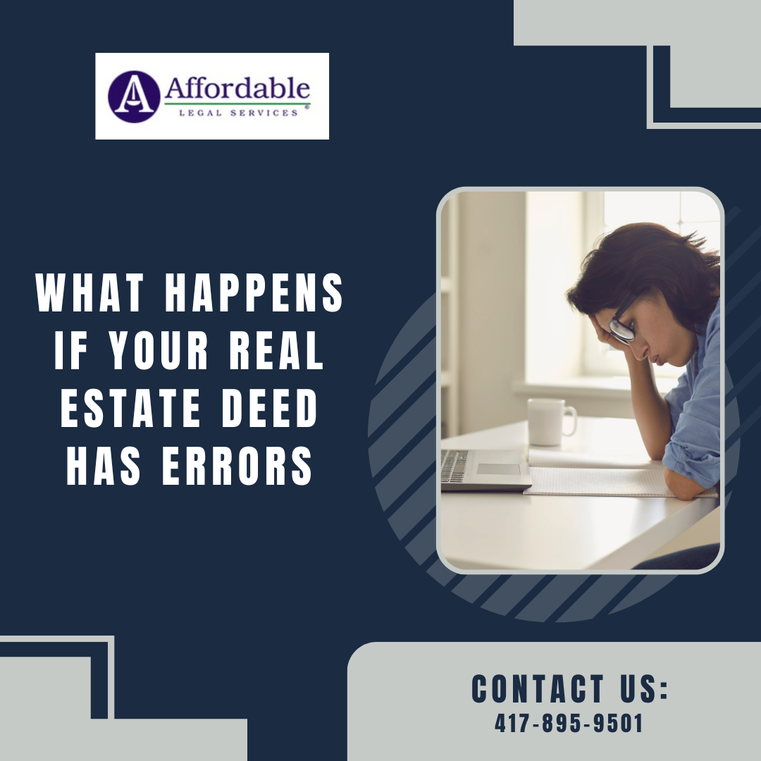 What Happens If Your Real Estate Deed Has Errors