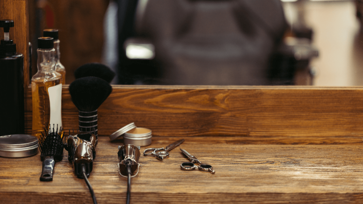 tools and equipment used for professional barbering