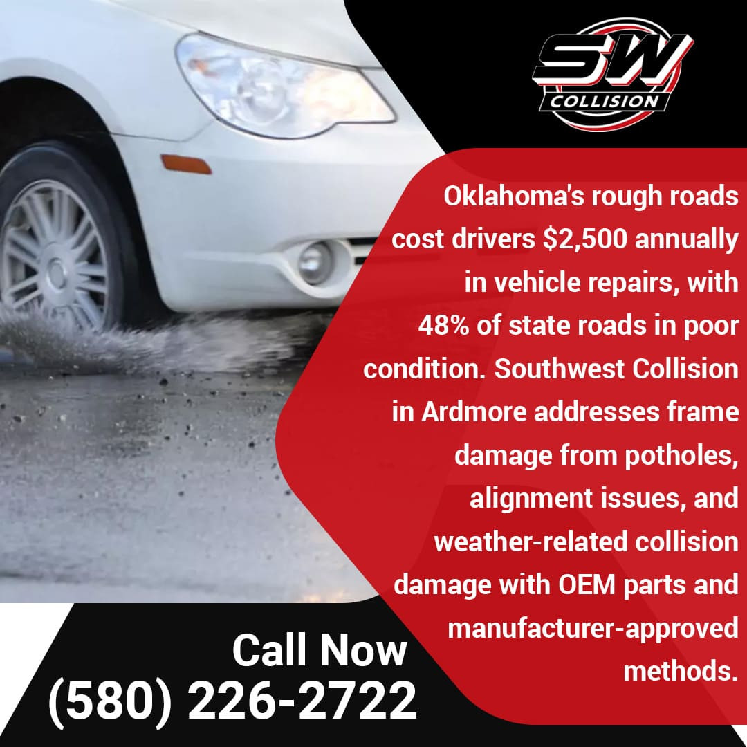 Frame damage repair in Ardmore OK