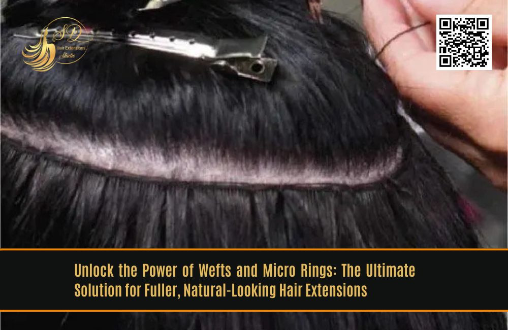 Achieve Fuller, Natural-Looking Hair with Wefts and Micro Rings