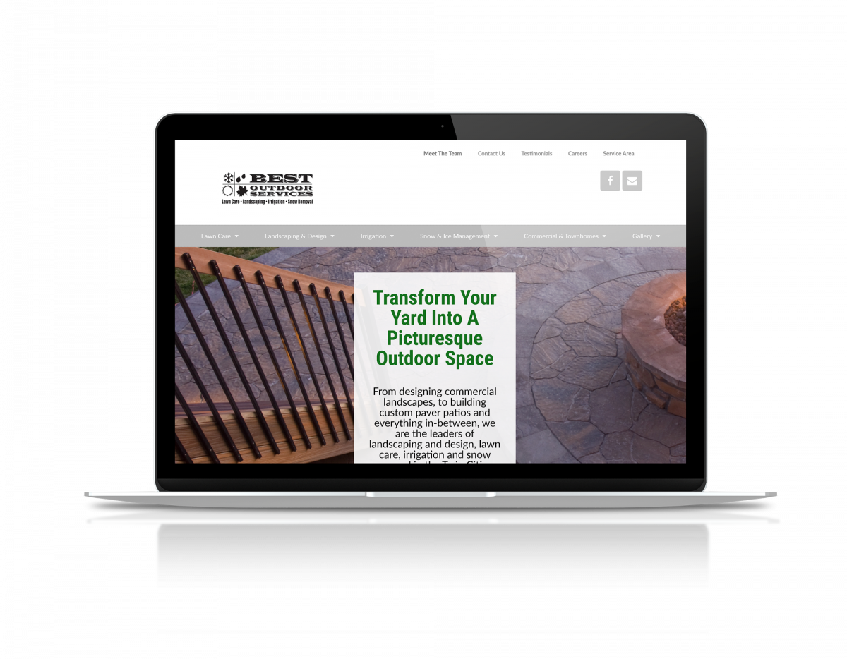Lawn Care Business Website Design