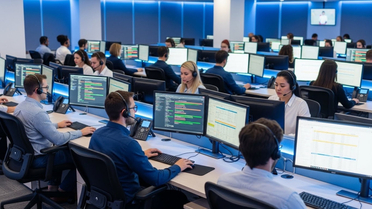 Contact center powered by reliable telecom APIs handling mission-critical customer communications.